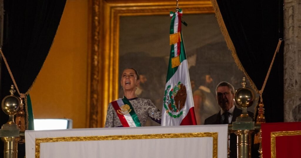 Claudia Sheinbaum encabeza su primer Grito de Independencia como presidenta de México