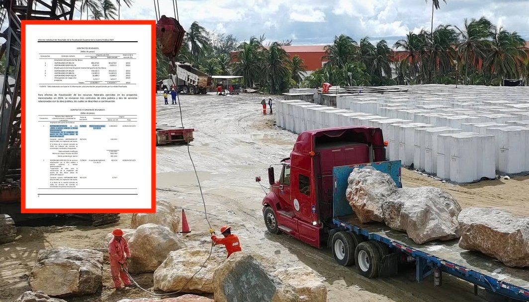 ASF detecta irregularidades financieras en la ampliación del Puerto de Dos Bocas