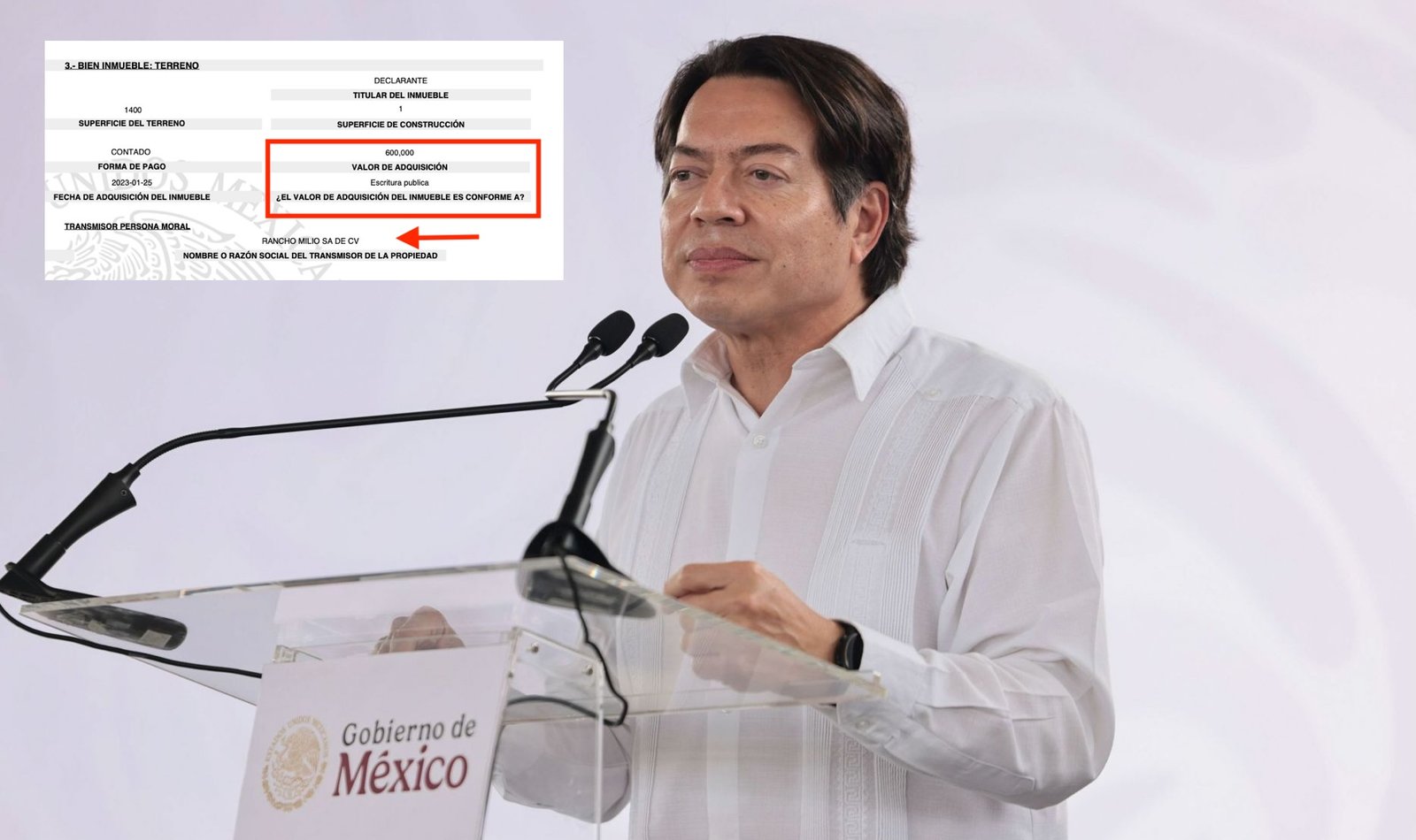 Transacción de Predio de Mario Delgado y Concesión de Playa a Empresa