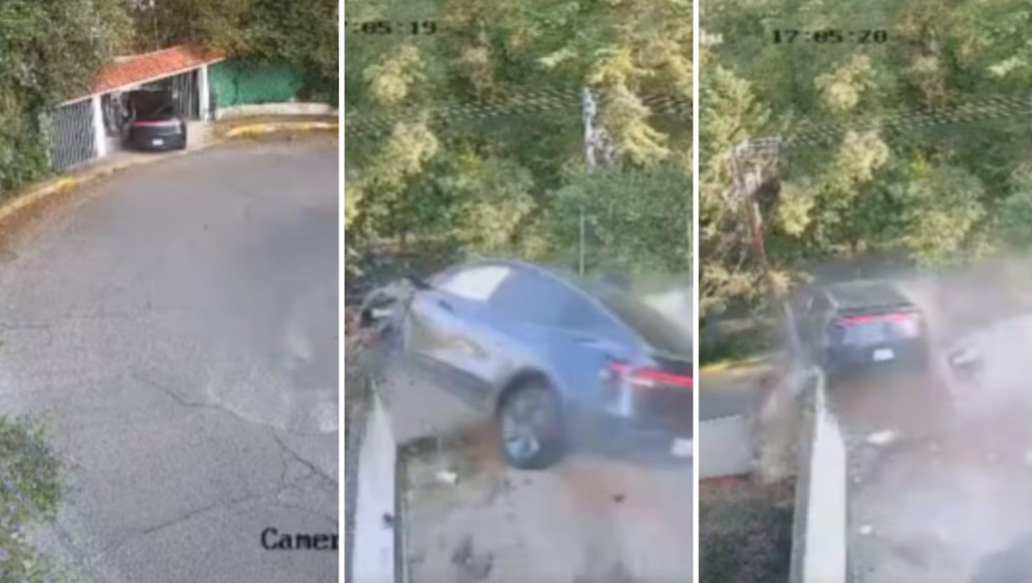 Tesla choca en Cuajimalpa: impactante accidente daña viviendas y deja a conductor ileso